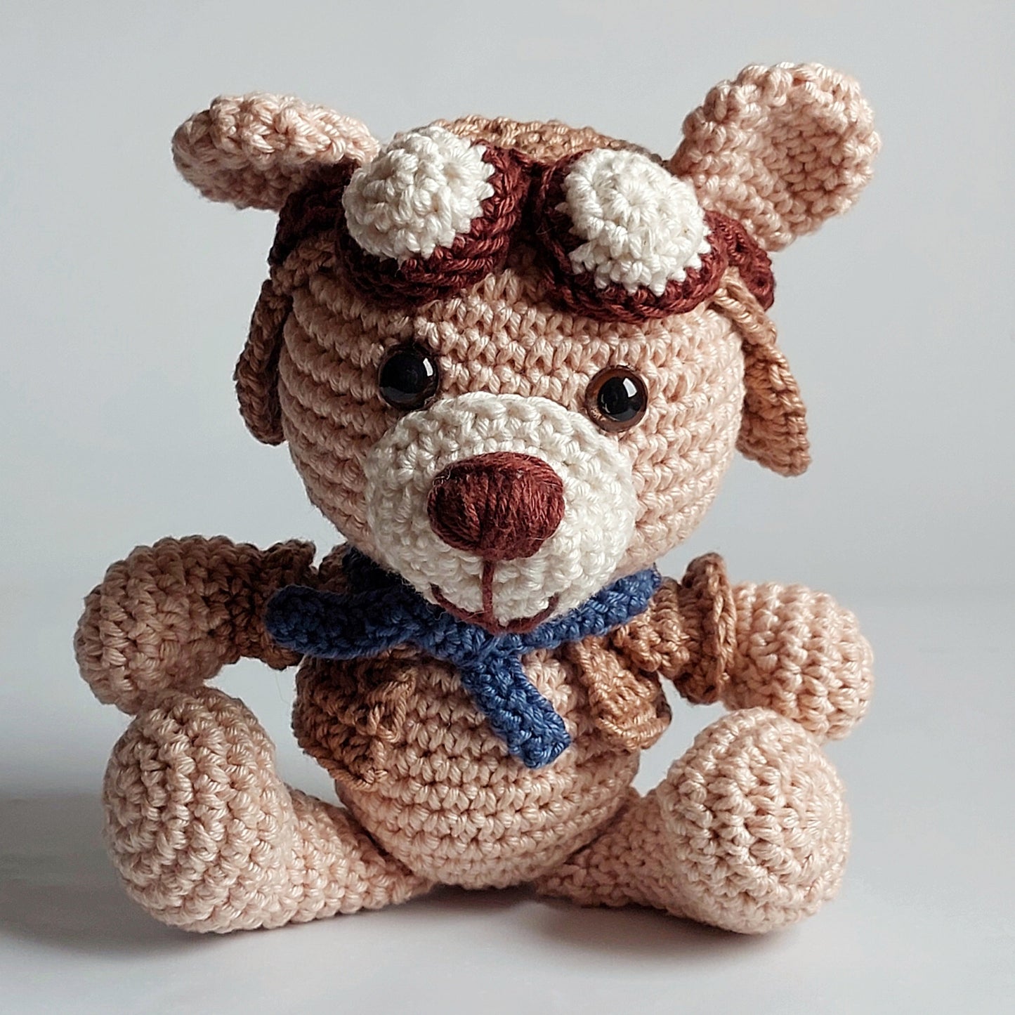 Amigurumi - Urso Aviador