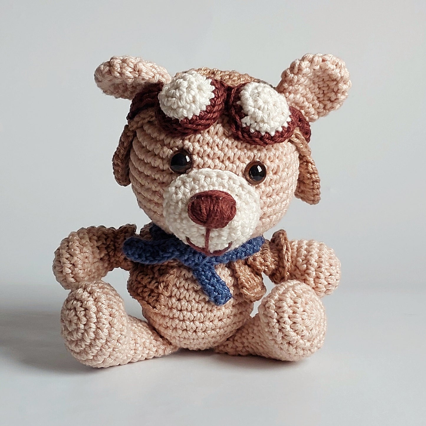 Amigurumi - Urso Aviador