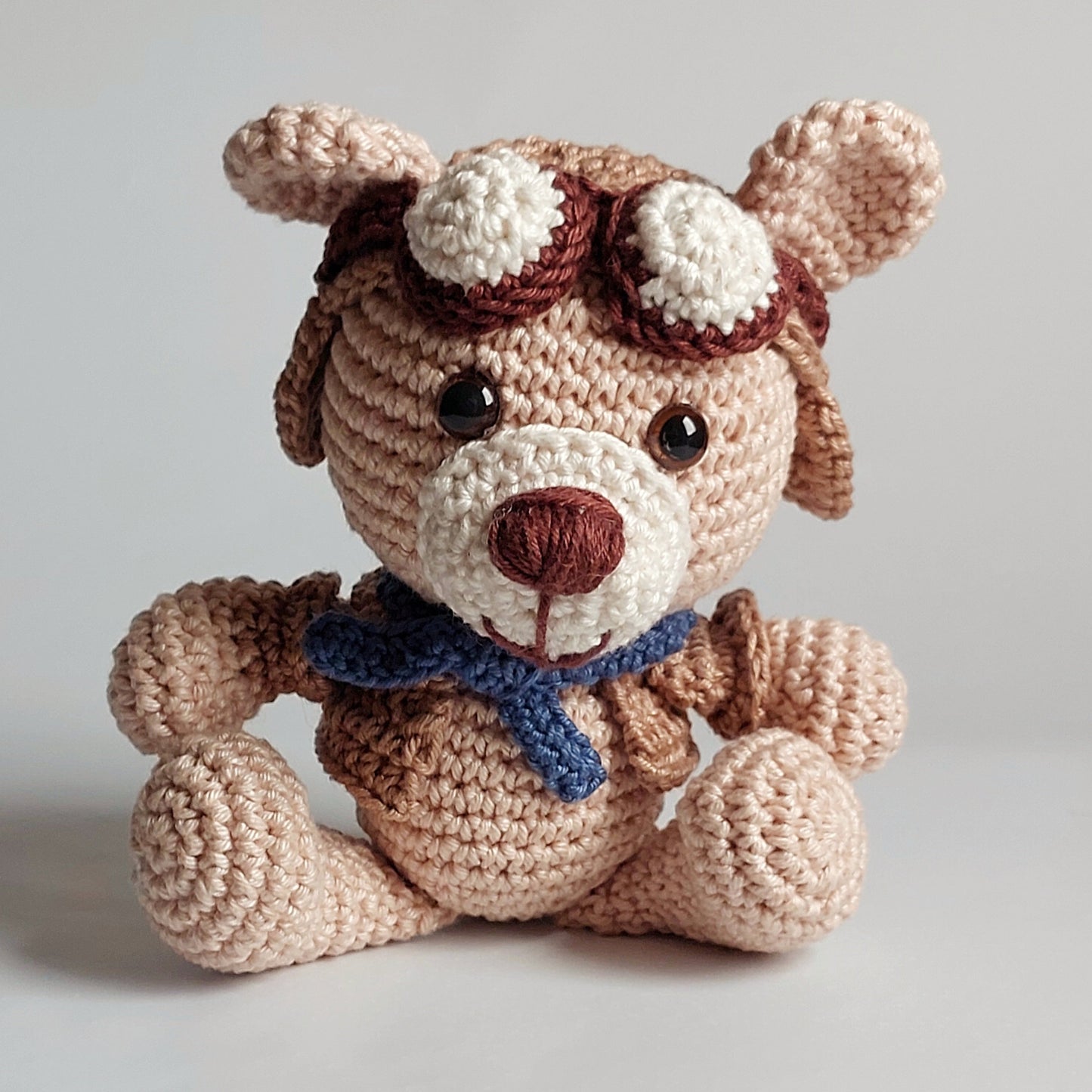 Amigurumi - Urso Aviador