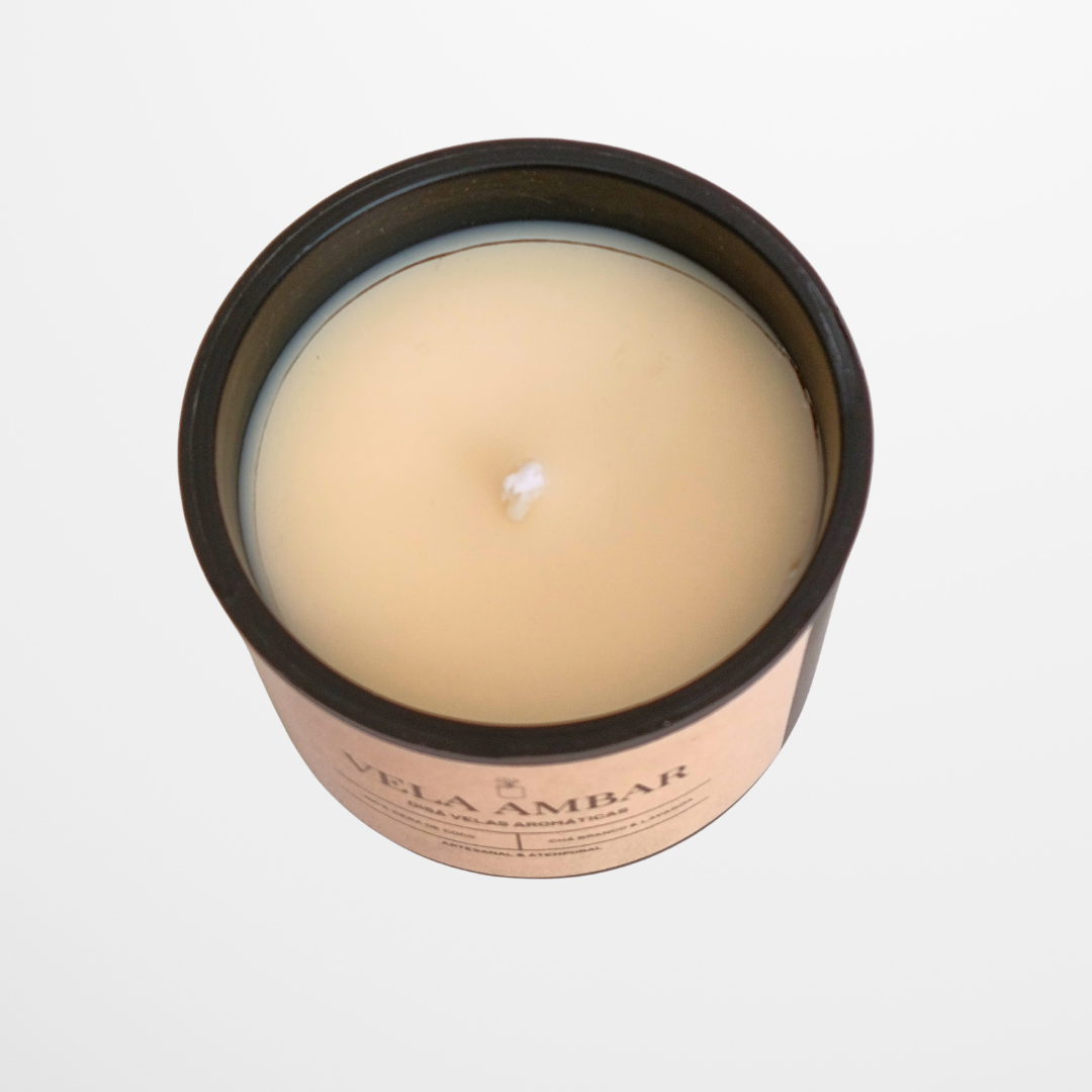Vela Aromática Âmbar – 200g