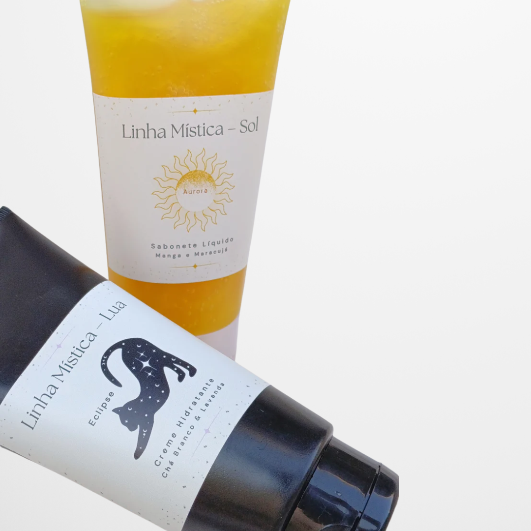 KIT Sabonete Facial Sol + Creme Hidratante Lua - Linha Mística