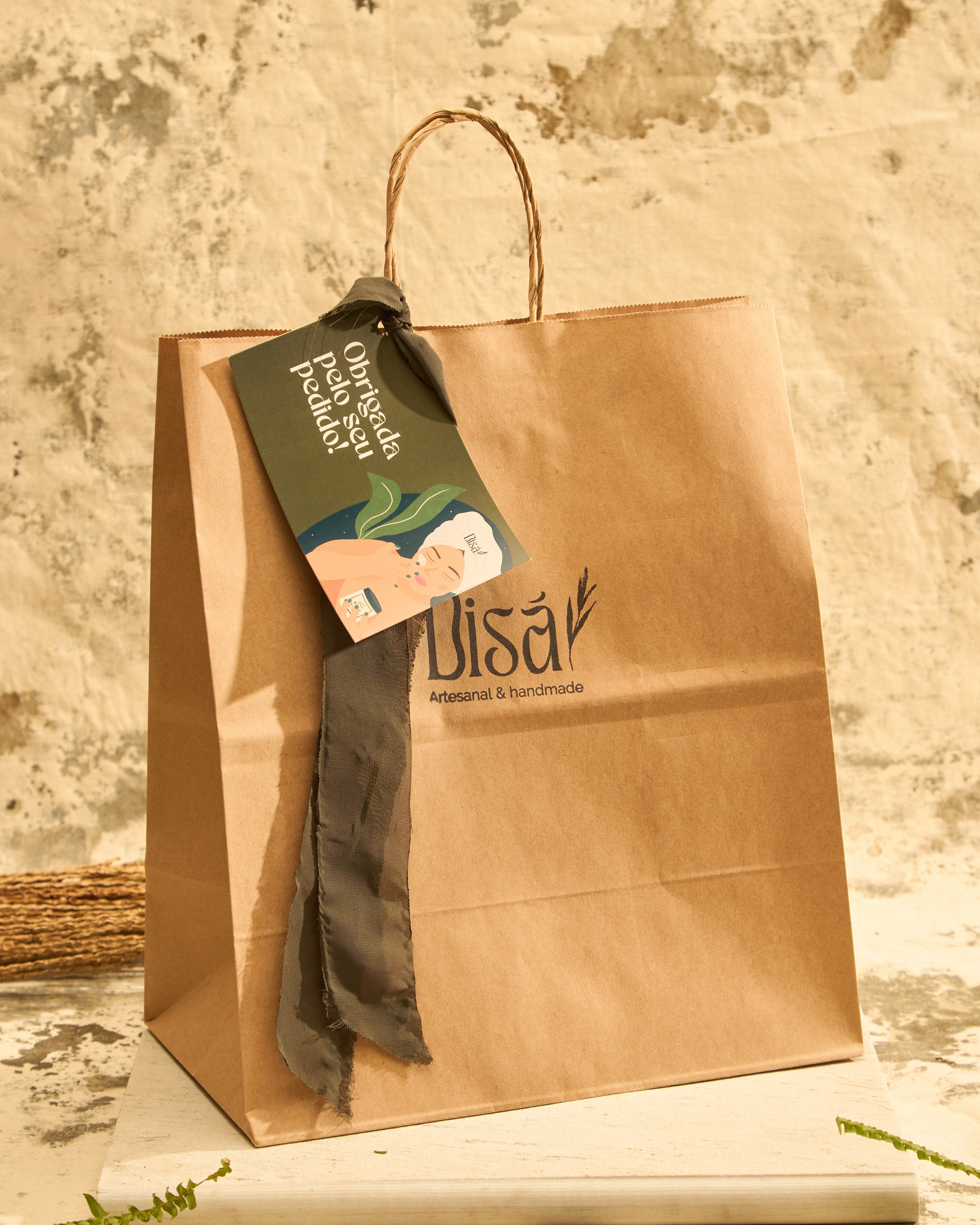 Sacola Kraft para presente