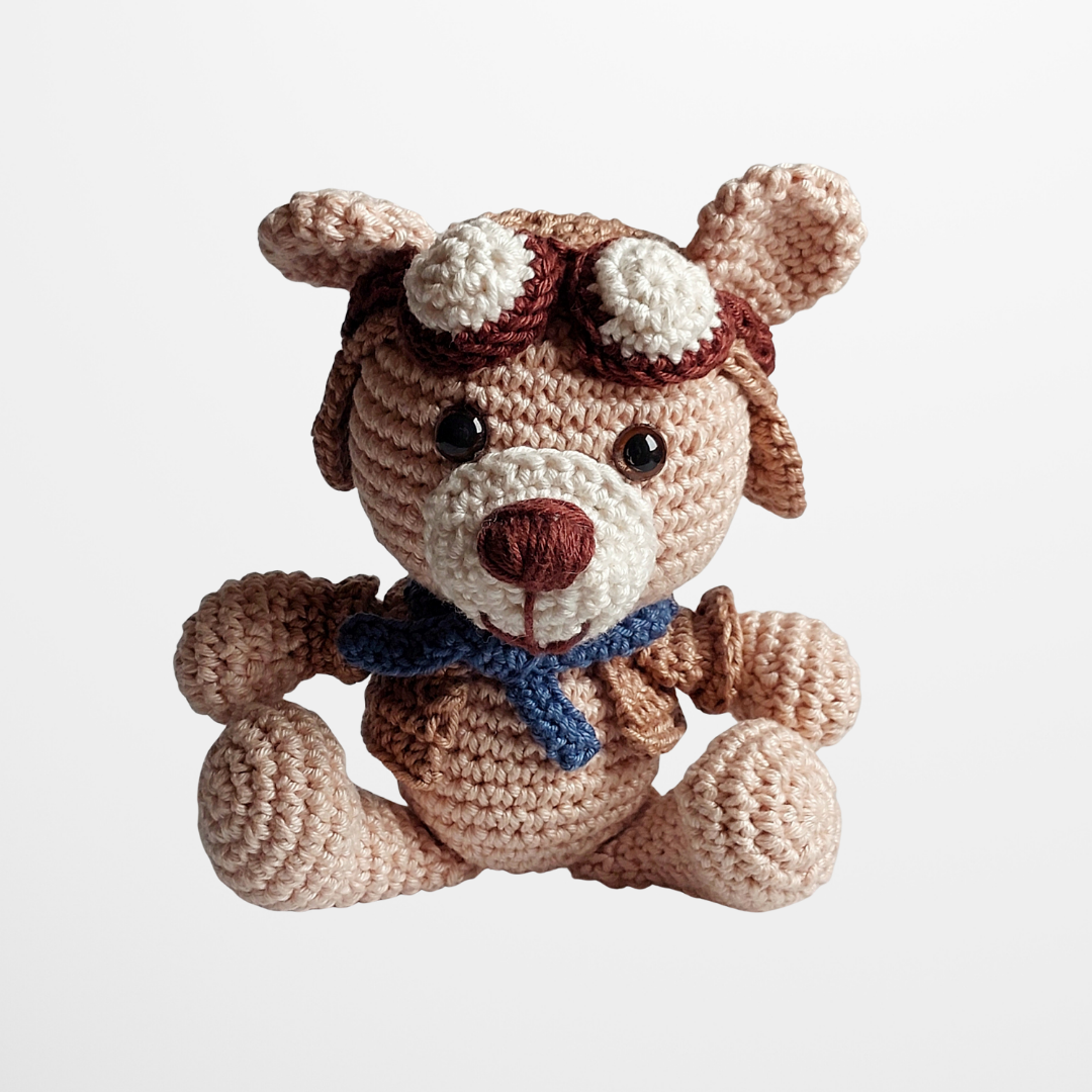 Amigurumi - Urso Aviador