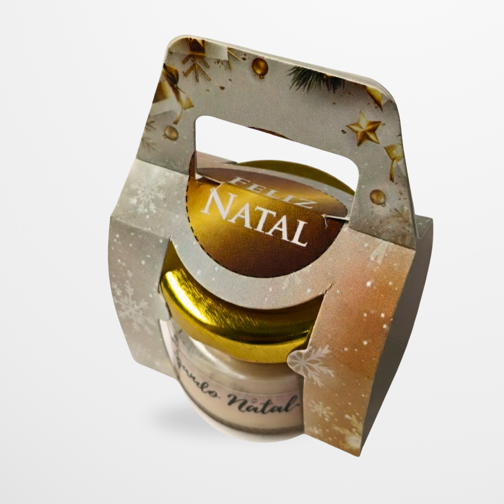 Mini vela Feliz Natal - Lembrancinha