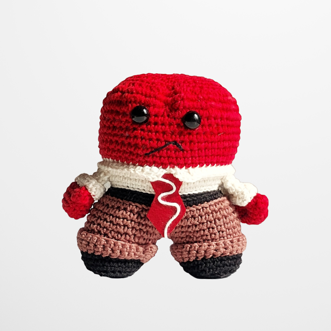 Amigurumi - Divertidamente Raiva