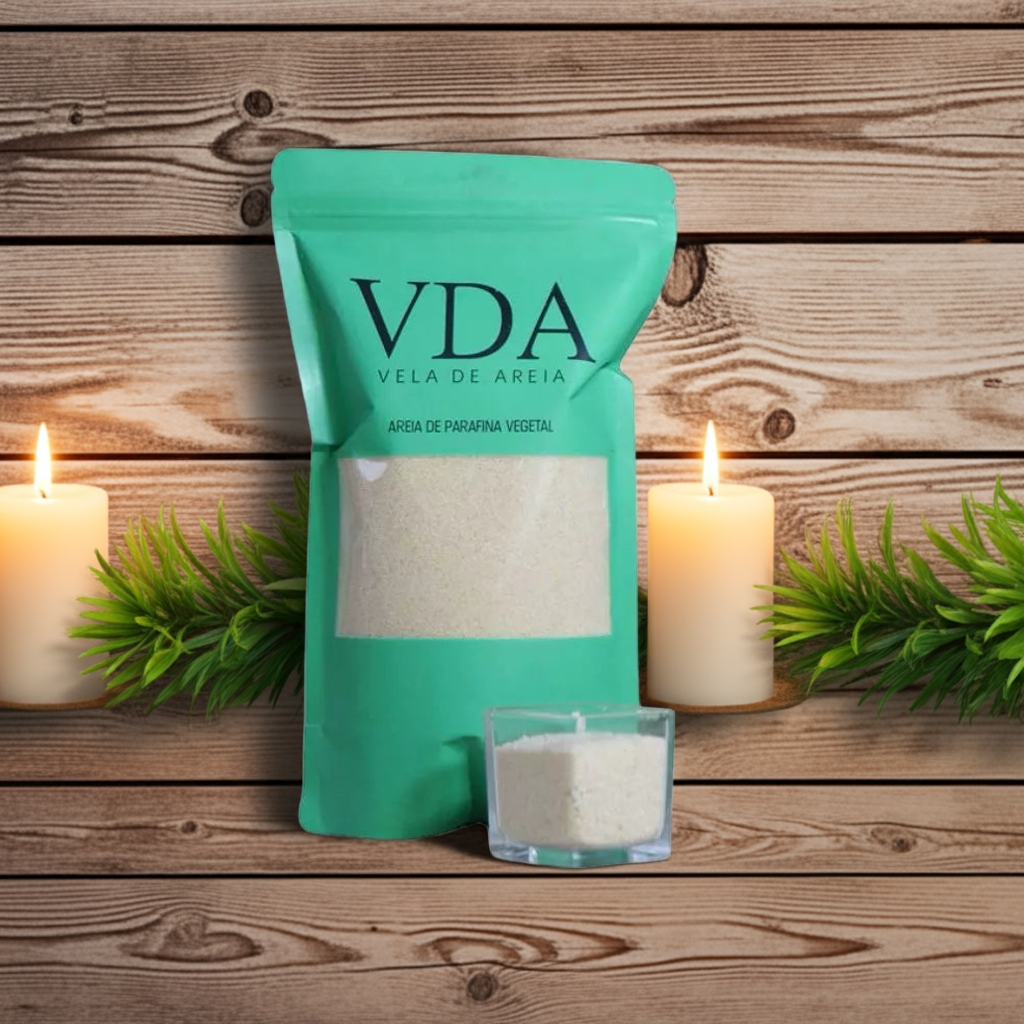 Vela de Areia - Natural & Vegana - Bege 500g