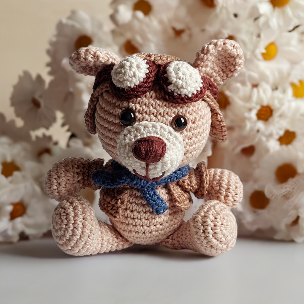 Amigurumi - Urso Aviador