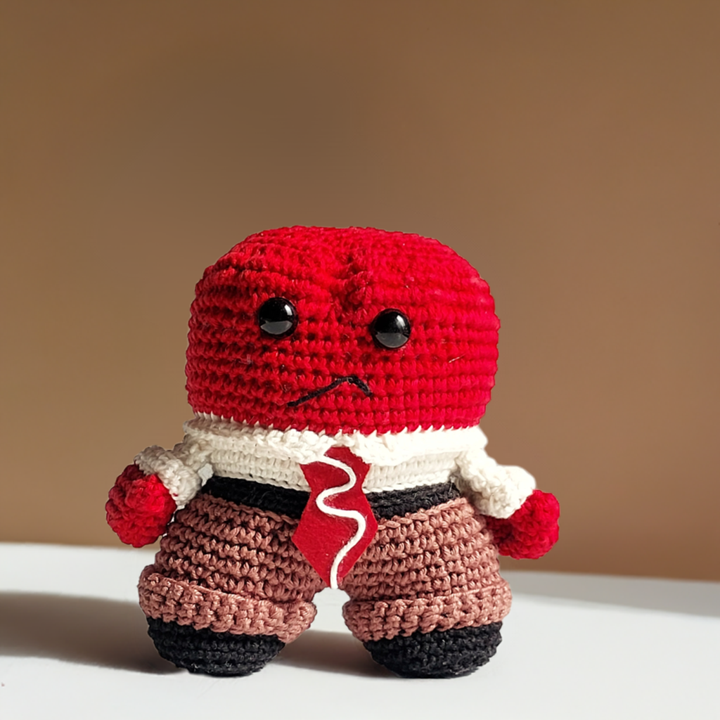 Amigurumi - Divertidamente Raiva