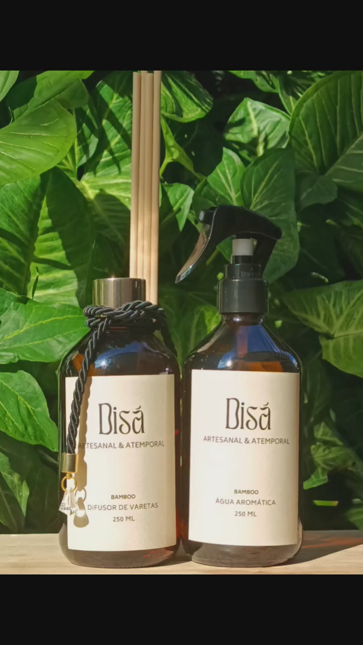 Kit Âmbar Duo – Água Aromática + Difusor