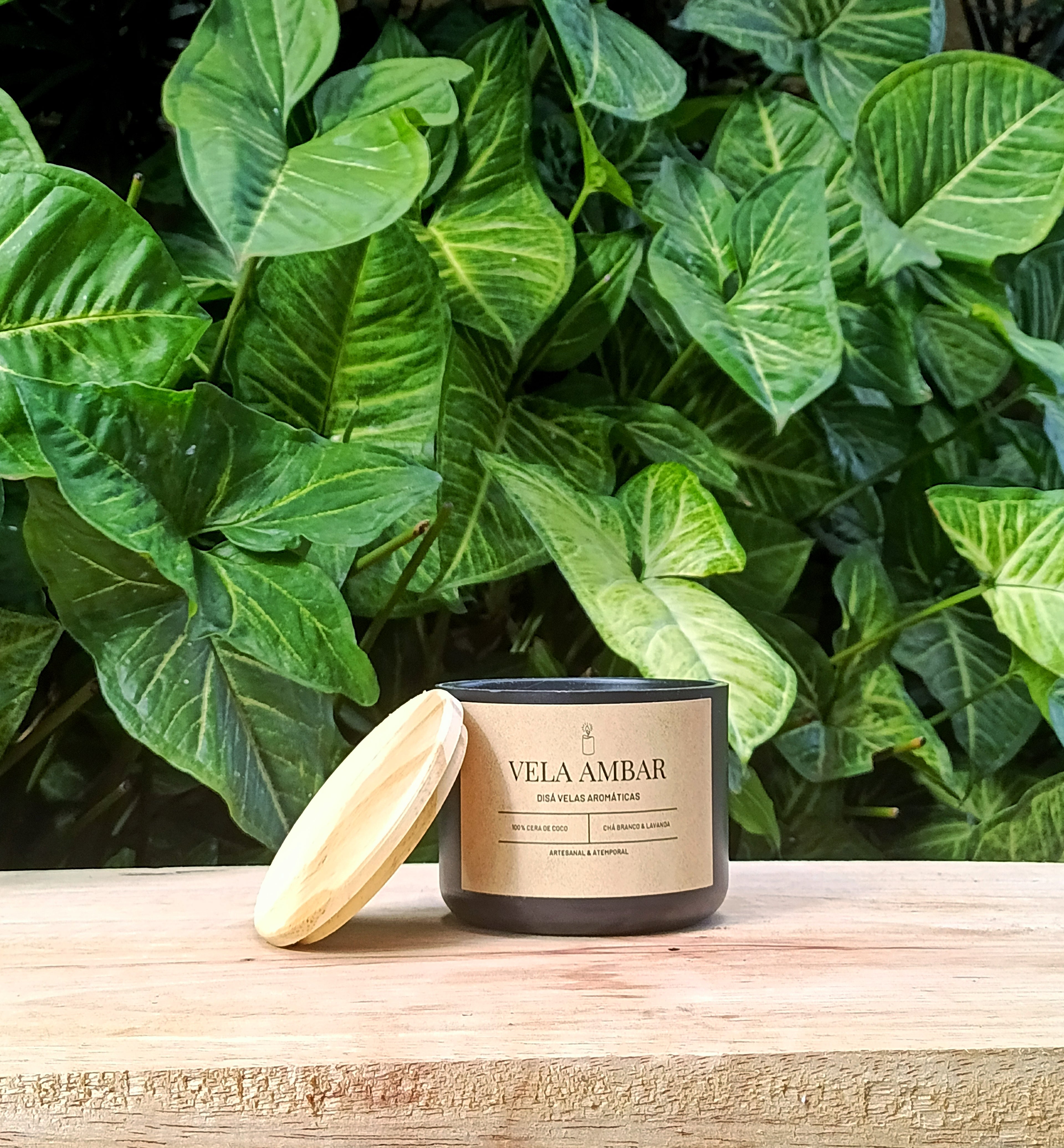 Vela Aromática Âmbar – 200g