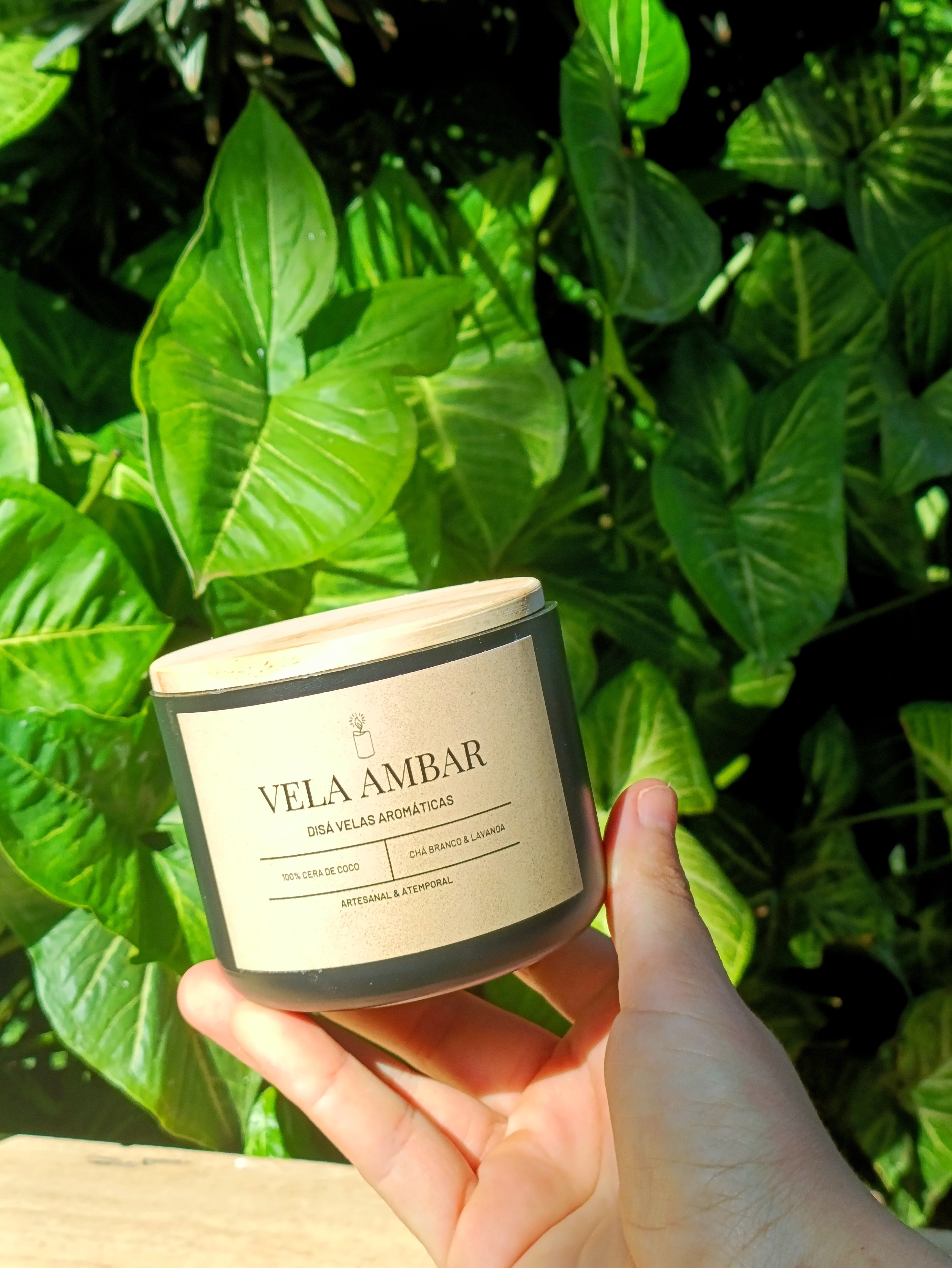 Vela Aromática Âmbar – 200g