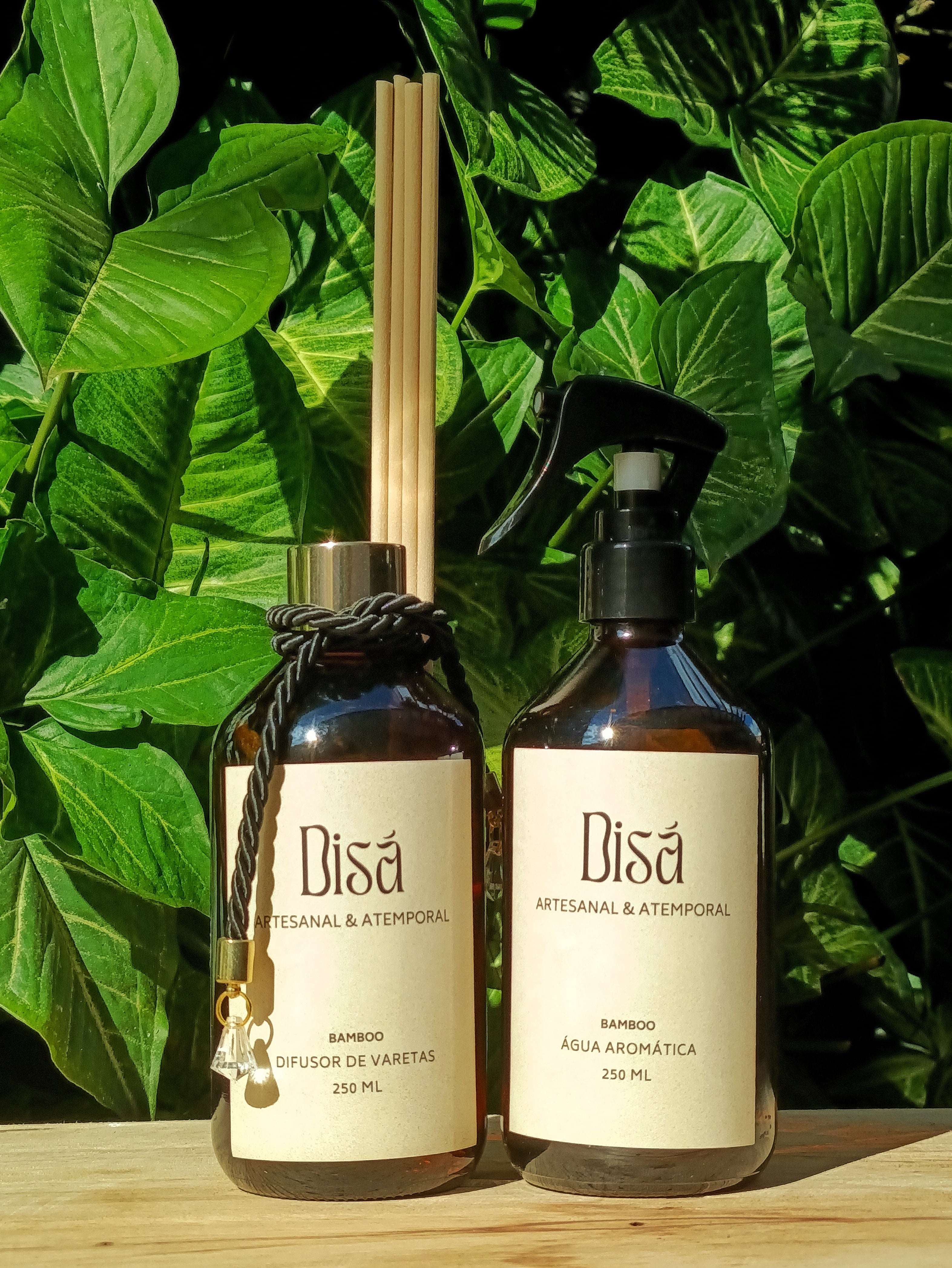 Kit Âmbar Duo – Água Aromática + Difusor
