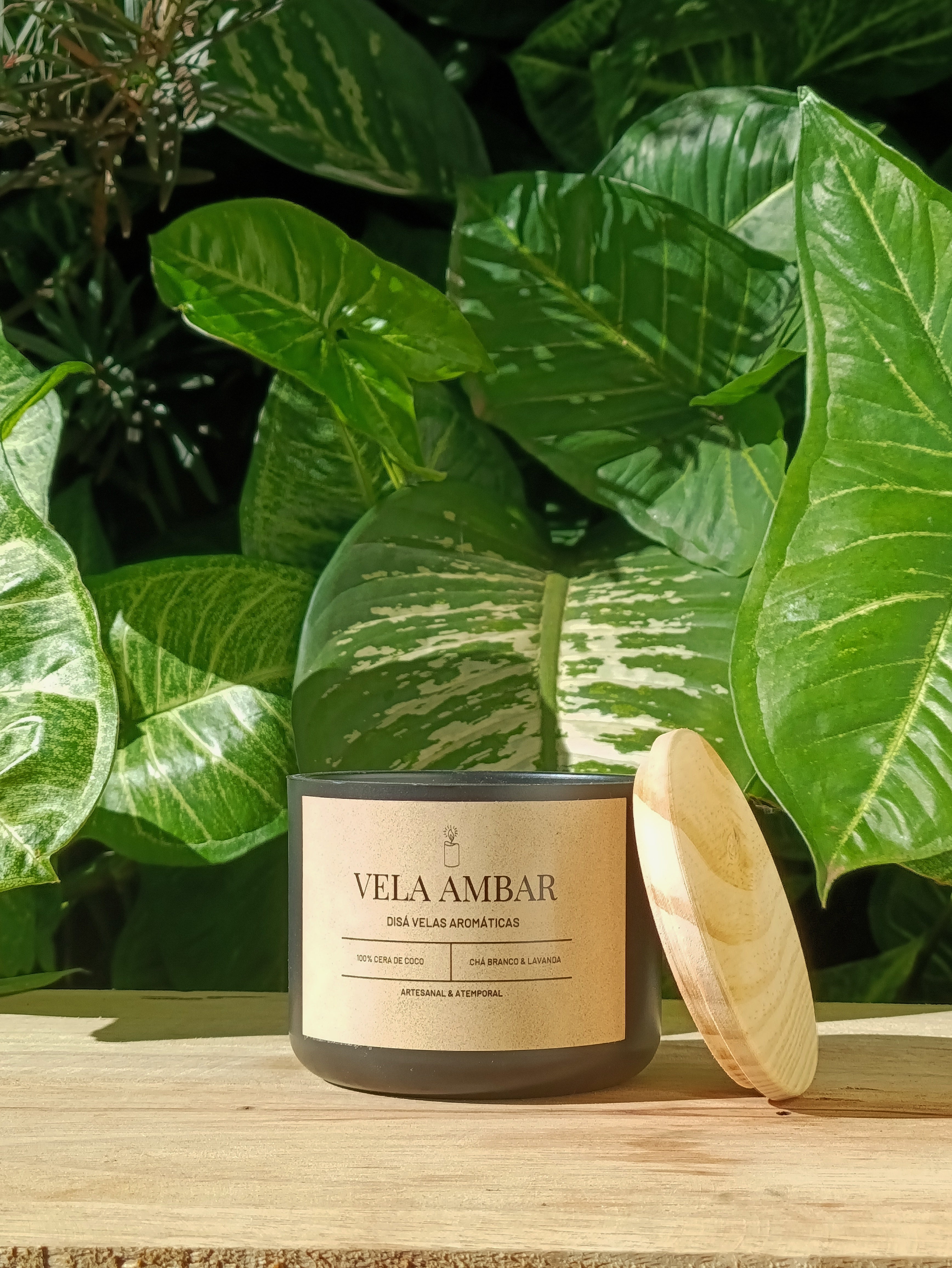 Vela Aromática Âmbar – 200g