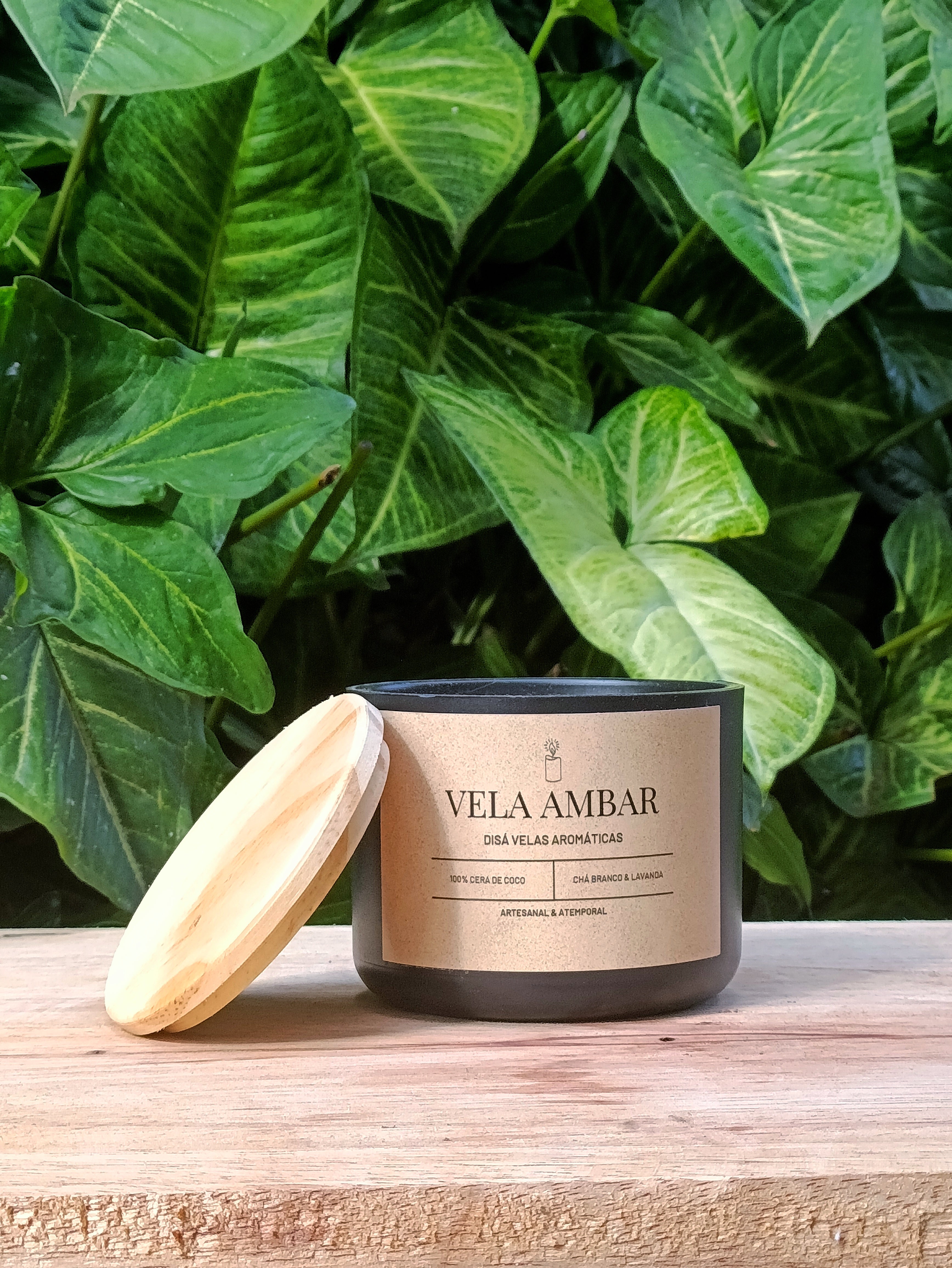 Vela Aromática Âmbar – 200g