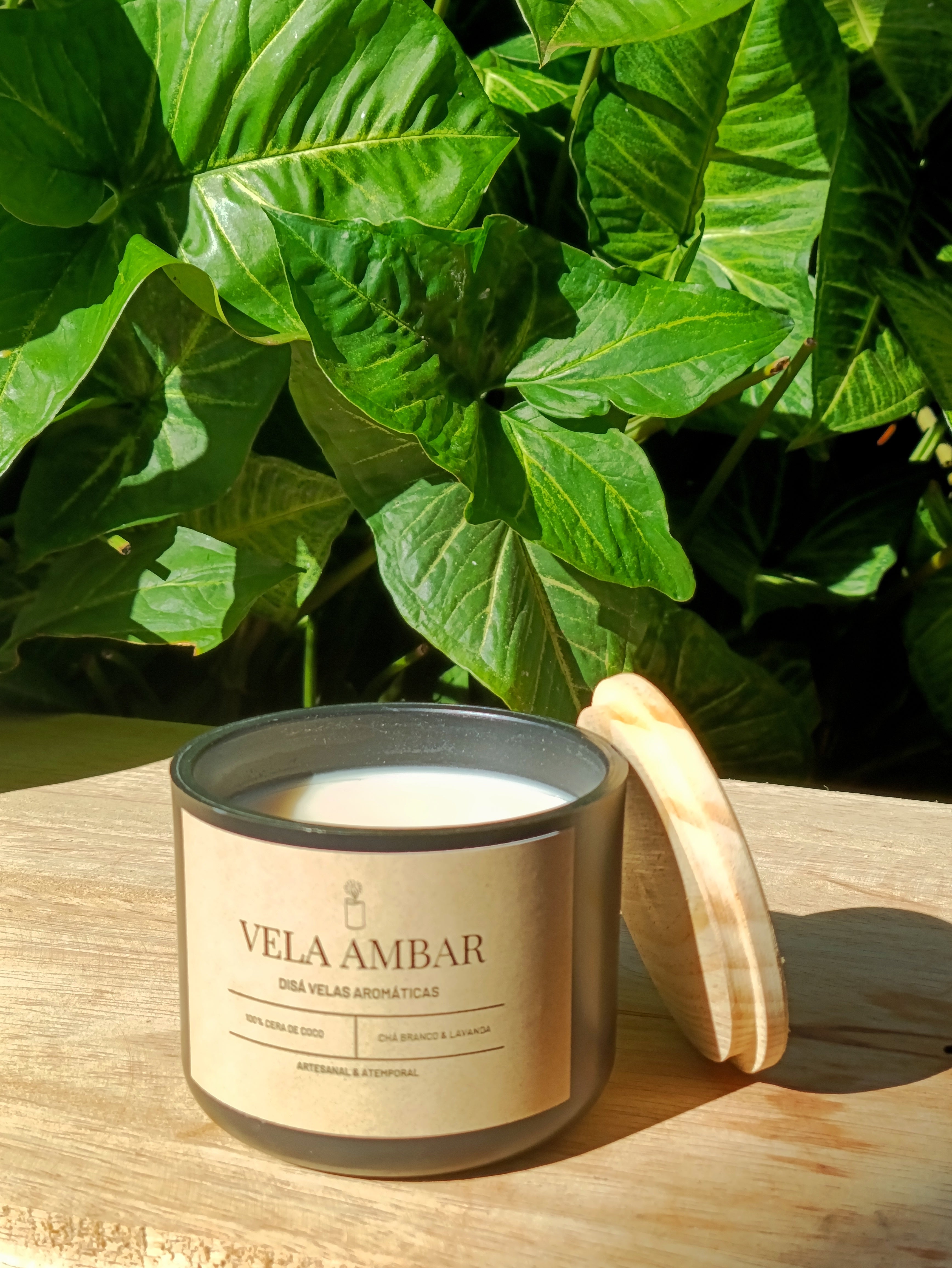 Vela Aromática Âmbar – 200g