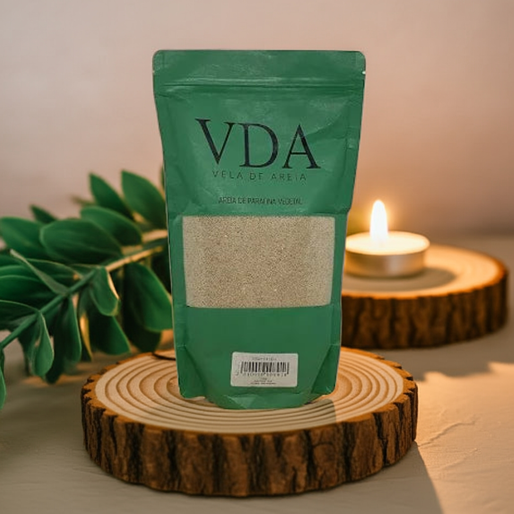 Vela de Areia - Natural & Vegana - Bege 500g